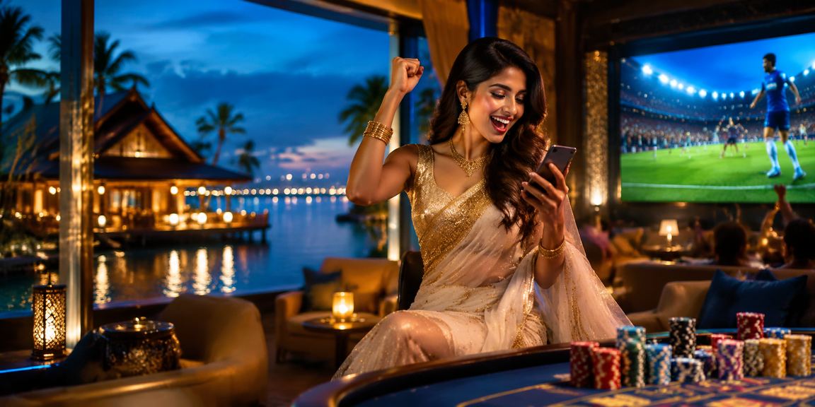 Mobile user enjoying casino bonuses in Kerala